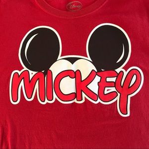 Disney Mickey Mouse T-shirt size 42/44 Red